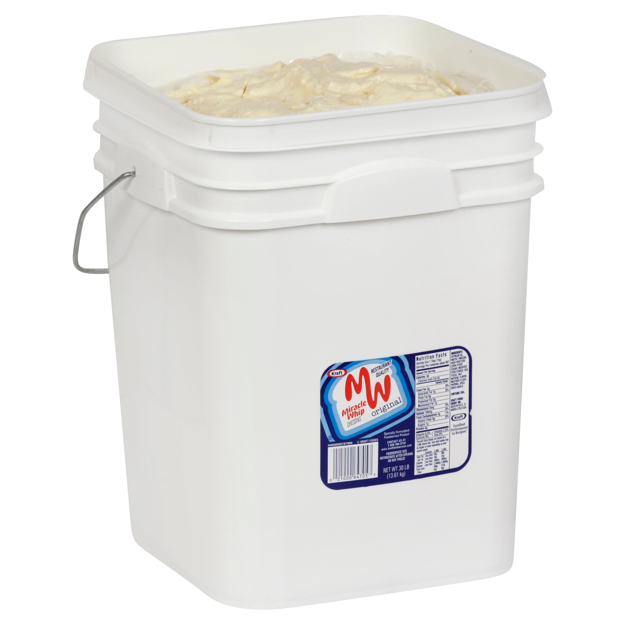MIRACLE WHIP DRESSING PAIL, 1 - 30 LB