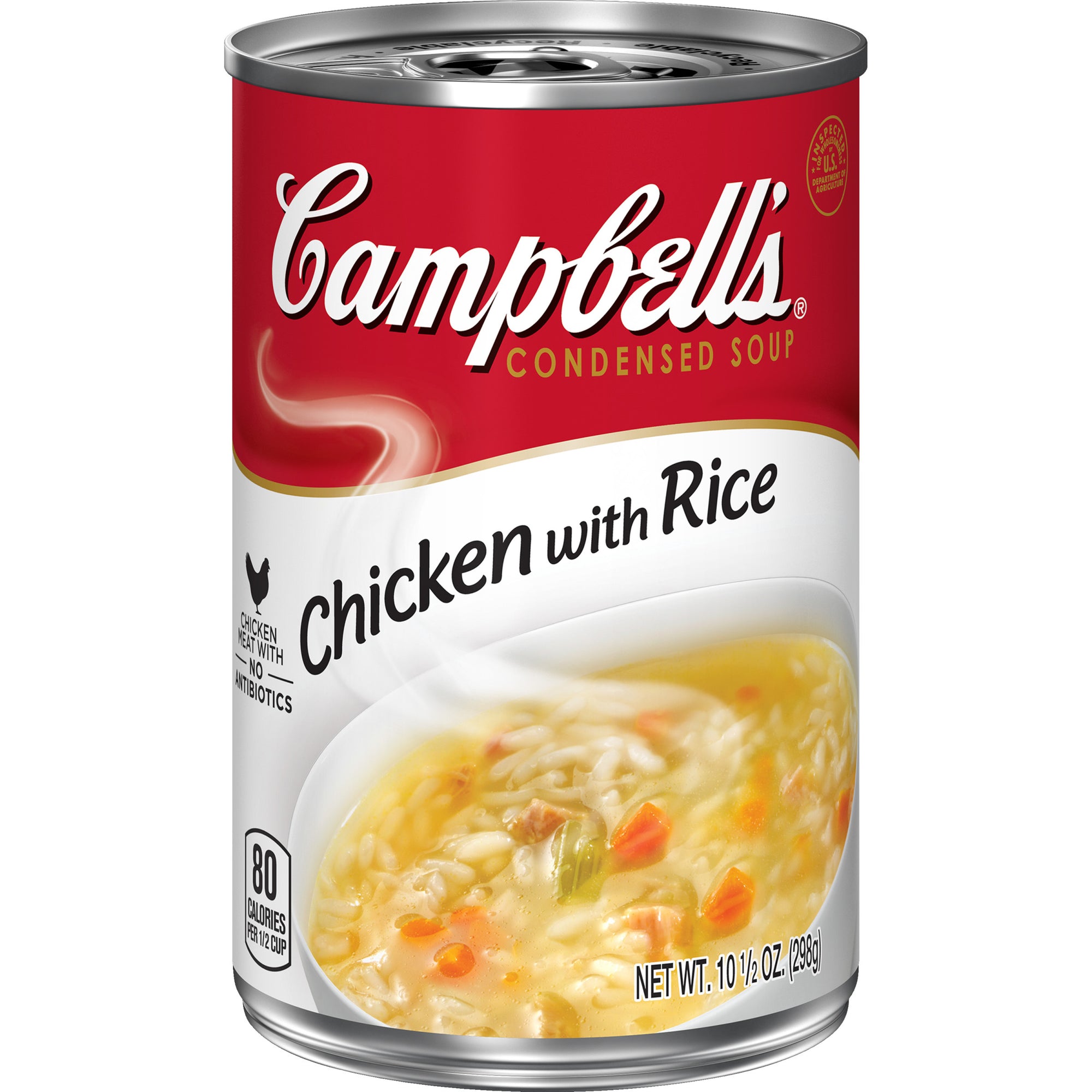 CAMPBELL'S CONDENSED SOUP RED & WHITE CHICKENAND RICE, 12 - 10.5 OZ