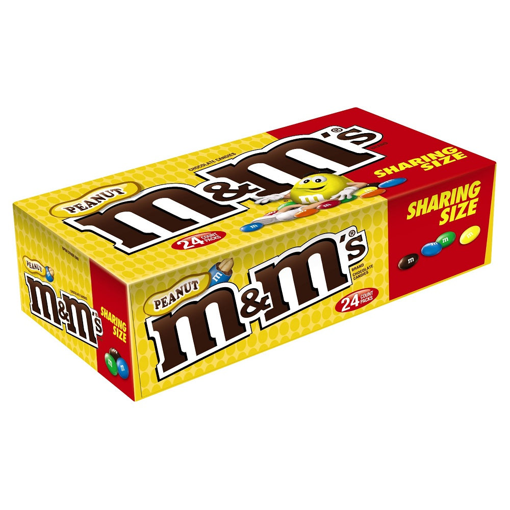 M & M Chocolate Candies, Almond, Sharing Size - 18 pack, 2.83 oz packs