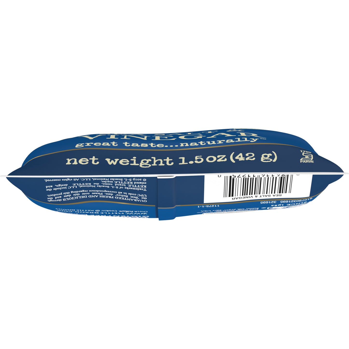 Kettle Brand Potato Chips, Sea Salt & VinegarKettle Chips, Snack Bag, 1.5 Oz