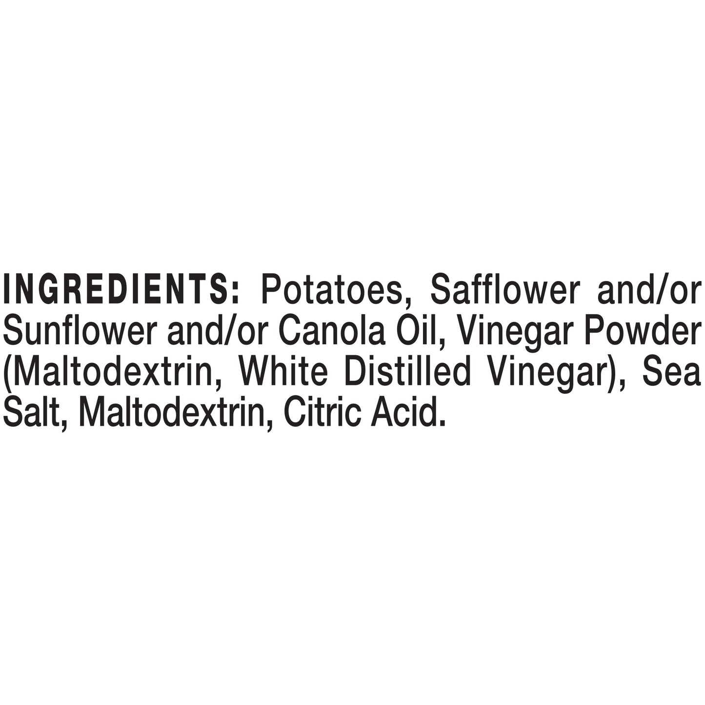 Kettle Brand Potato Chips, Sea Salt & VinegarKettle Chips, Snack Bag, 1.5 Oz