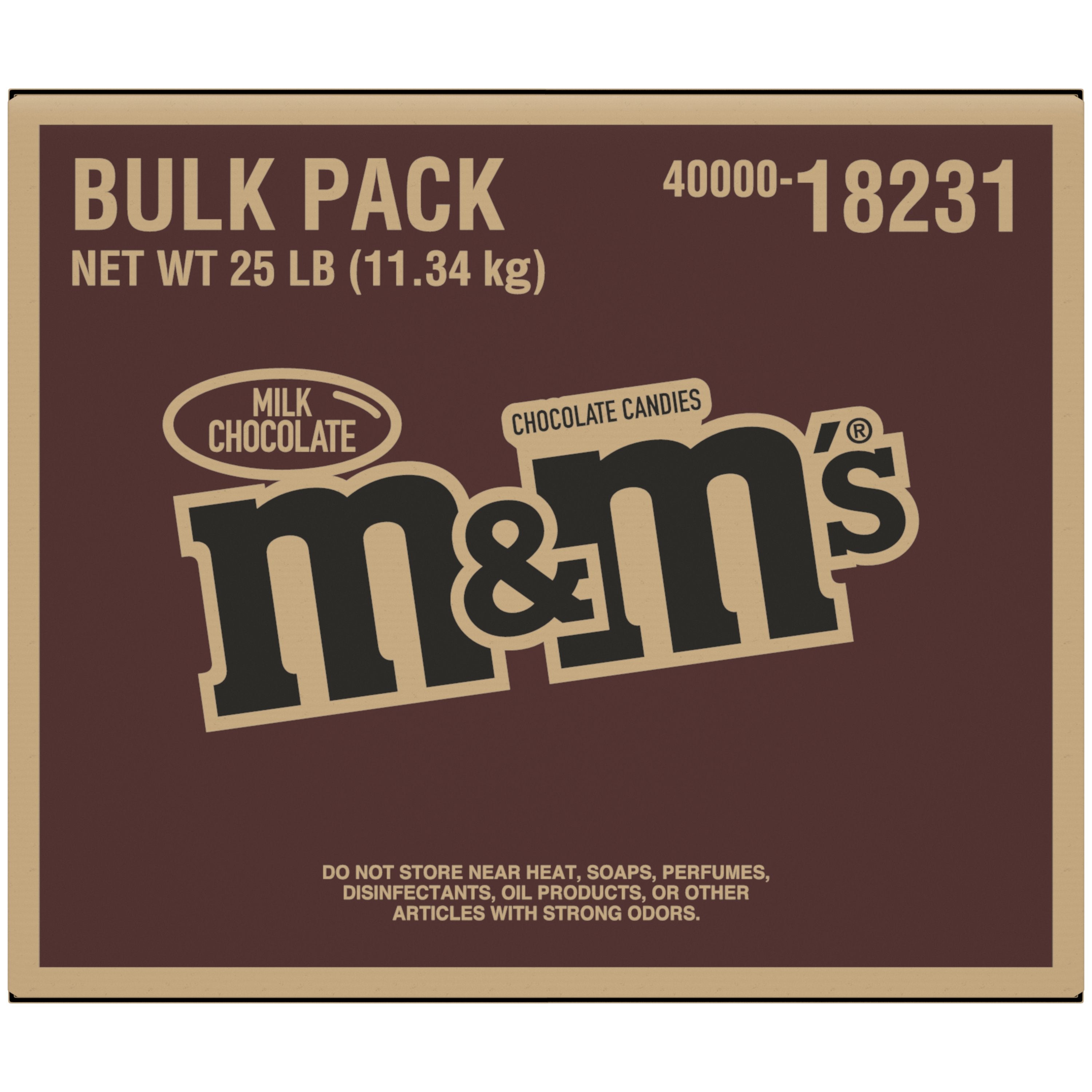 Milk Chocolate M&M'S® Chocolate Candies 25lb
