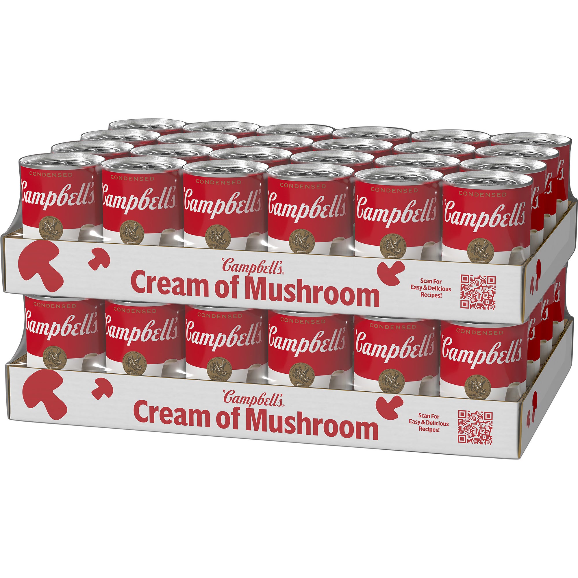 CAMPBELL'S CONDENSED SOUP RED & WHITE CREAM OF MUSHROOM SOUP, 48 - 10.5 OZ