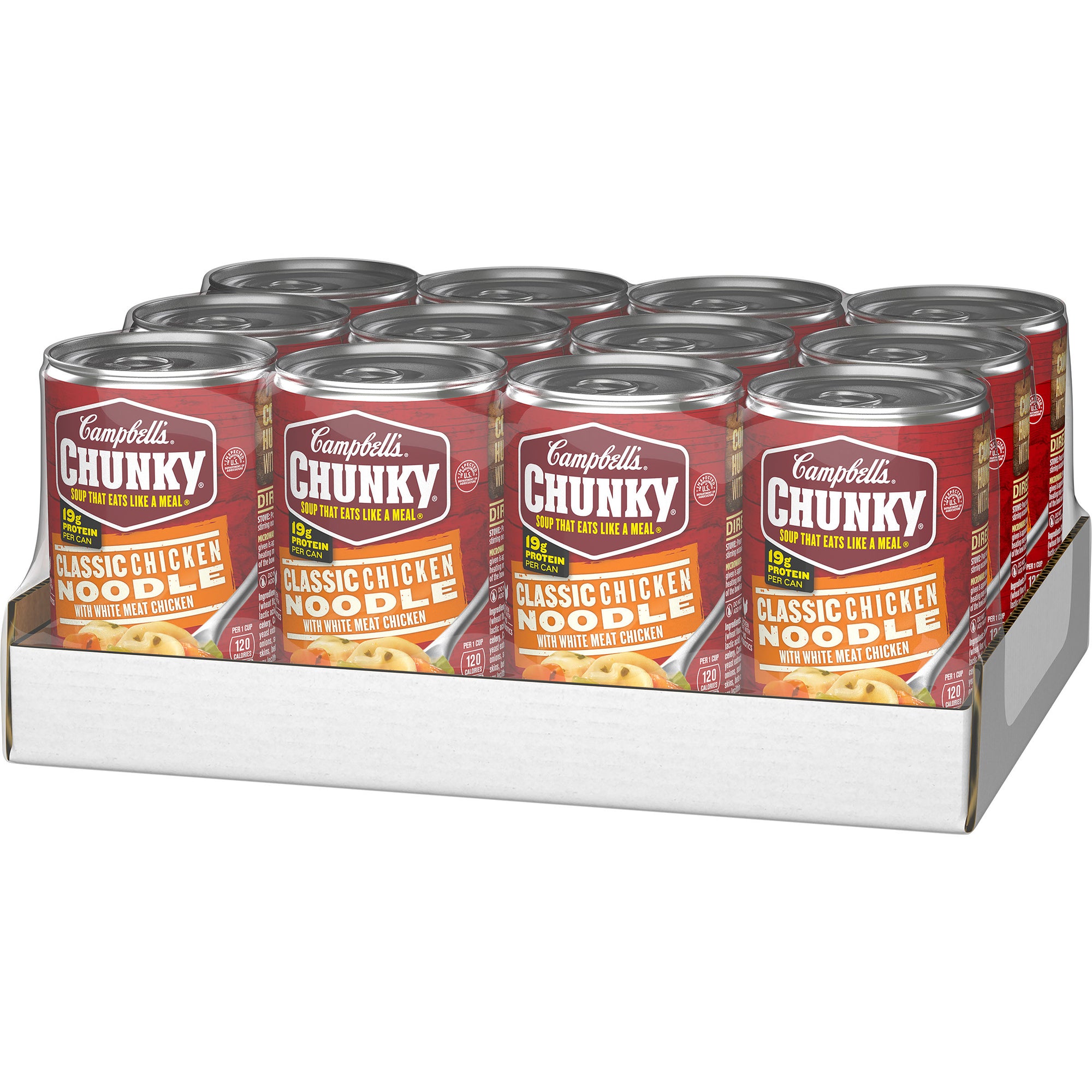 CAMPBELL'S CHUNKY CLASSIC CHICKEN NOODLE EASYOPEN SOUP, 12 - 18.6 OZ